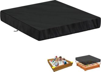 OEM Funda Para Arenero De 200x200x20cm, Lona Impermeable Para Arenero Con Cord&oacute;n Ajustable, Tela Oxford 420d, Funda Para Piscina