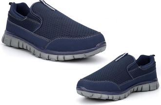 Generic Mens Casual Trainers Size 6 Boys Trainer Size 9 Casual Trainers Mens Slip On Trainer Slip On Shoe Lightweight Comfort Memory Foam Sizes 6-12 Navy 12 U