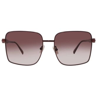 Ferragamo Ferragamo Burgundy Gradient Square Ladies Sunglasses SF330S 606 57