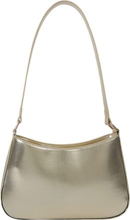 Generic Women Shoulder Bag PU Leather Shoulder Underarm Bag Fashion Handbags Shopping Bag Casual Armpit Bag (Gold)
