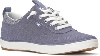 Keds Womens Keds Center III Chambray Sneakers Blue Slip On Casual Shoes GAL1475