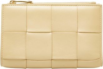 Bottega Veneta Beige Leather Wallet (Bi-Fold) (Pre-Owned)