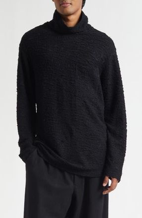 Yohji Yamamoto Wool Turtleneck Sweater in Black at Nordstrom, Size 3