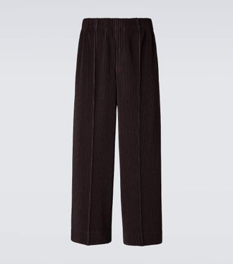 Homme Pliss&eacute; Issey Miyake Homme Pliss&eacute; Issey Miyake Monthly Colors pleated straight pants