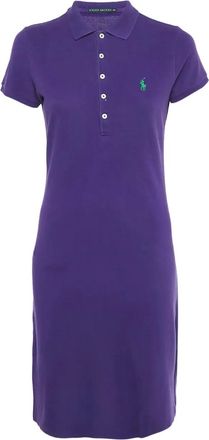 Ralph Lauren Abito midi Polo Pony - Viola