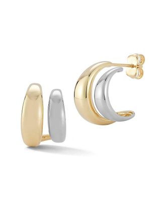 Ember Fine Jewelry 14K Double Hoop Earrings