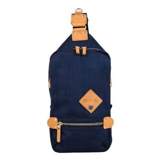 Harvest Label Mens Sling Pack Element Bag In Deep Blue