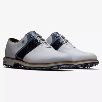 FootJoy Premiere Series Sneakers Mens White Navy Leather Golf Shoes SHOP798