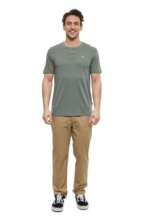 tentree Baker Henley in Agave Green at Nordstrom, Size Xx-Large