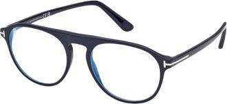 Tom Ford Aviator Frame - Heren - Brillen - Blauw - 52 MM - Accessoires
