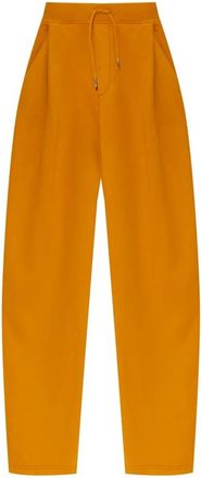 Dsquared2 Rechte sweatpants - Dames - Sweatpants - Oranje - 2XS - Katoen - Broeken