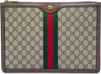 Gucci Pre-owned Gucci GG Supreme Web Ophidia Clutch Ladies ZKQZER70L6R4VD1V