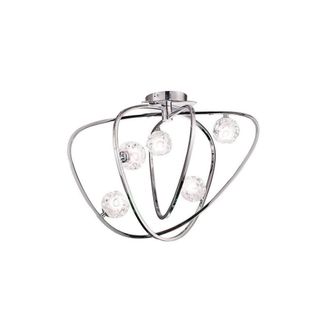 Netlighting Lux Ceiling 5 Light G9 Polished Chrome in Silver