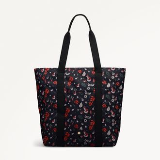 Radley London Black Medium Ziptop Tote Bag Holly Avenue Fox AW25 Radley London