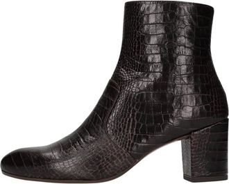 Chie Mihara Botas de tobillo con estampado de cocodrilo - Shoes - Mujer - Marr&oacute;n - 40 EU