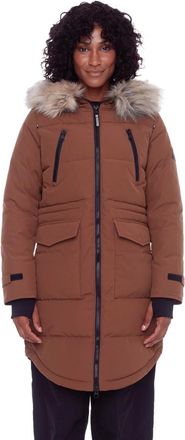 Alpine North UKON - Vegan Down Drawstring Winter Parka in Maple at Nordstrom, Size Small