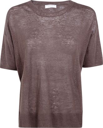 Majestic Linen Round Neck Sweater