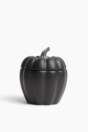 H&M Dose aus Steingut - Schwarz
