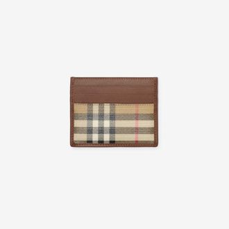 Burberry Check Card Case