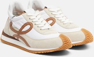 Loewe Ballet Runner 2.0 suede-trimmed sneakers