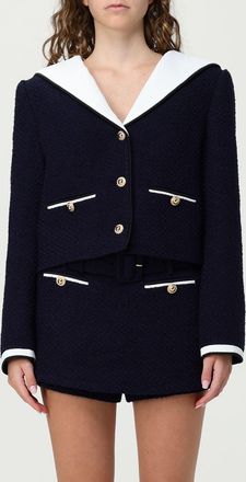 Self Portrait Jacket SELF-PORTRAIT Woman color Blue