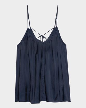 Zadig&Voltaire Cym Pleated Satin Camisole