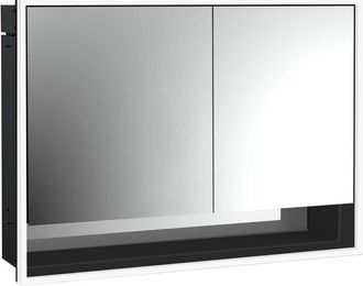 Emco Emco - Loft Armario Con Espejo Iluminado Y Estante Inferior, 1000mm, 2