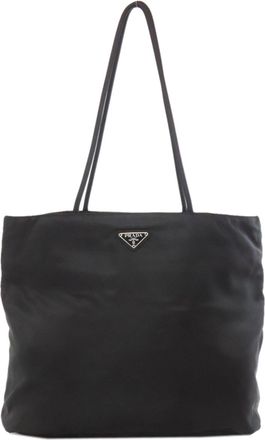 Prada Black Nylon Tote Bag (Pre-Owned)