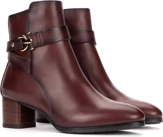 Pikolinos Womens Calafat Boots In Garnet
