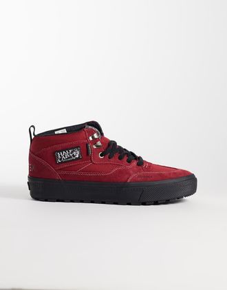 Vans Half Cab GORE-TEX stivale MTE isolato in bordeaux-Rosso