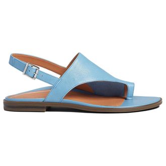Vionic Citrine Ella Leather Womens Toe Post Sandals - Sky - Size:UK 5.5