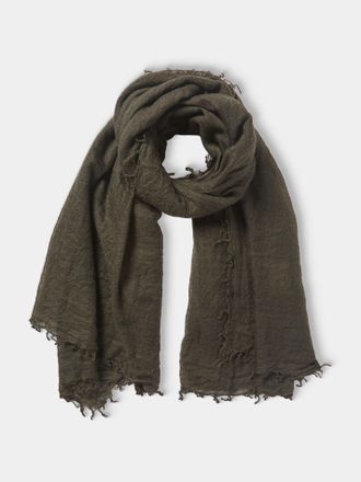 Frenckenberger Womens Woven Cashmere Medium Scarf