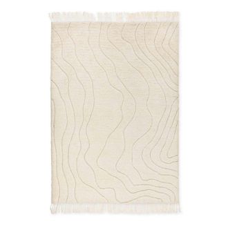 Sch&ouml;ner Wohnen Kollektion Sch&ouml;ner Wohnen Alfombra De Pelo Largo Liora - 1 Unidad 120x170 Cm, Crema