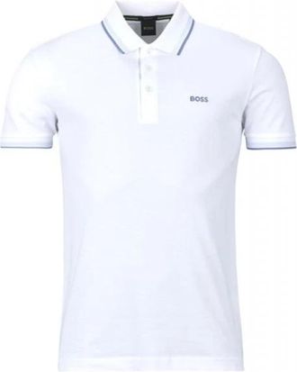 HUGO BOSS Paddy Polo - Heren - Polos - Wit - 3XL - Katoen - Tops
