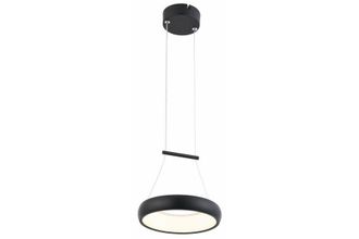 Reality Lampada Sospensione Anello Nero &Oslash;20 Led 12w Reality