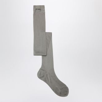 Miu Miu Grey silk-blend socks