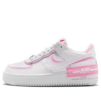 Nike (WMNS) Nike Air Force 1 Shadow White Pink Rise DZ1847-115