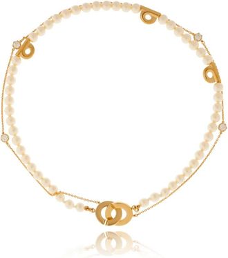 Ferragamo Double Choker - Dames - Kettingen - Geel - ONE Size - Accessoires