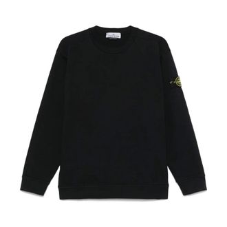 Stone Island Felpa - Heren - Sweatshirts & Hoodies - Blauw - Maat: XL Katoen