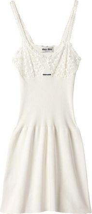 Miu Miu Cotton And Lace Dress