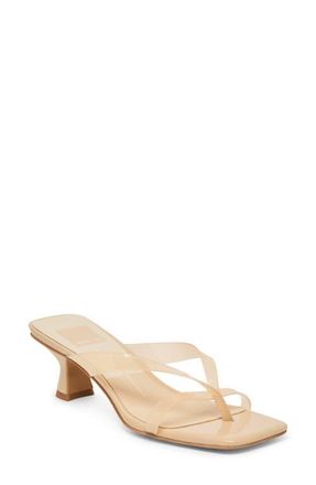 Dolce Vita Brevel Vinyl Translucent Strap Sandal in Praline Jelly at Nordstrom, Size 9.5