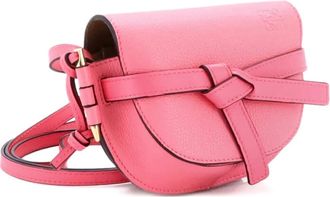 Loewe Gate Shoulder Bag Leather Mini crossbody bag - Roze