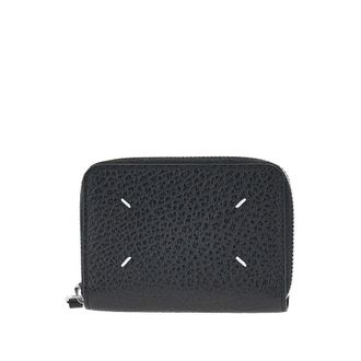 Maison Margiela Four Stitches leather cardholder pouch Woman One Size