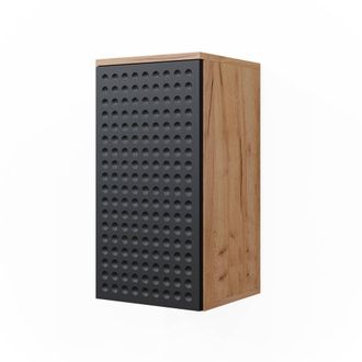 Vicco Armario De Ba&ntilde;o Irma, Lunares Antracita, 30 X 59 Cm 2 Compartimentos, Ba&ntilde;o