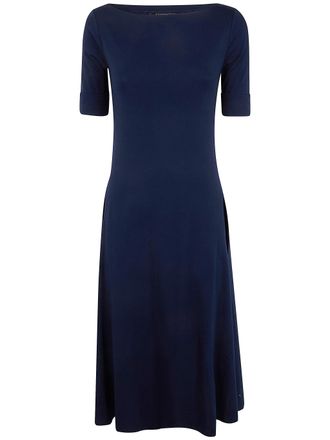 Ralph Lauren Munzie Elbow Sleeves Day Dress