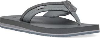 Sanuk Ziggy Water Friendly Flip Flop in Grey at Nordstrom, Size 14