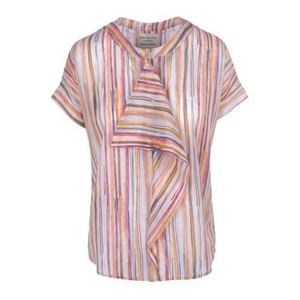 Alessia Santi Blouses, female, Multicolor, Size: 2XS Multicolor Striped Blouse