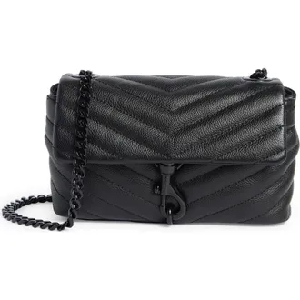 Rebecca Minkoff Edie Date Night Crossbody Bag in Black at Nordstrom Rack