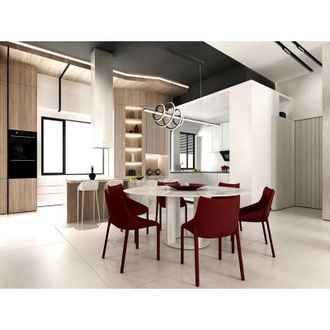 Schuller Lámpara de techo alargada tornado negra