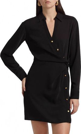 Veronica Beard Mini Wright Dress In Black